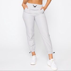 Grey Drawstring Joggers
